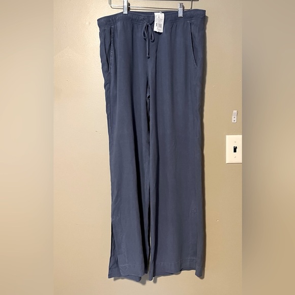 Cloth & Stone Side Slit Wide Leg Pants NEW - Picture 2 of 7